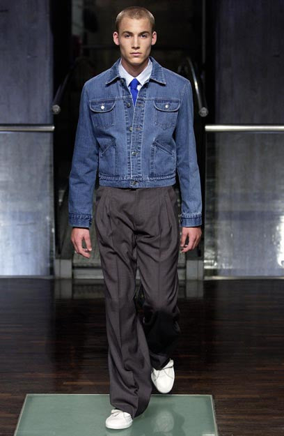 2005 Acid Washed Denim 'History of the World' Jacket