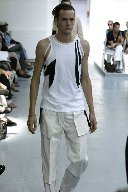 Helmut Lang 2003 Deconstructed Tank Top with Extended Hem – ENDYMA