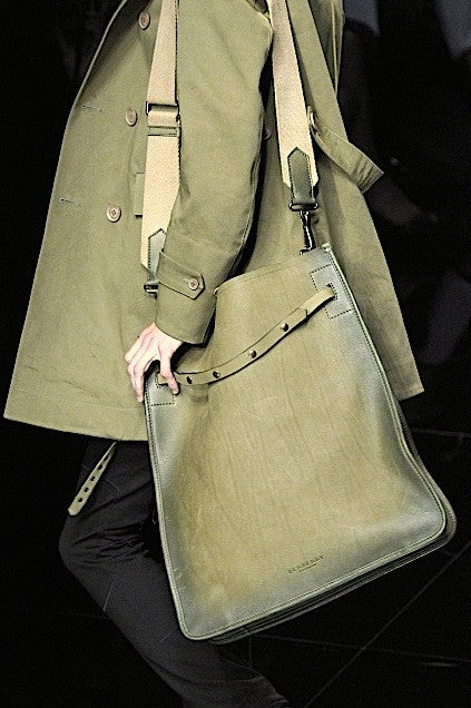 2011 Hand Dyed Calf Leather Oversized Messenger Bag