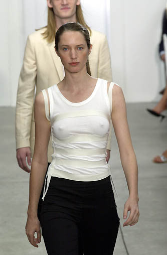 2001 Tailored Tank Top with Shoulder Strap Details