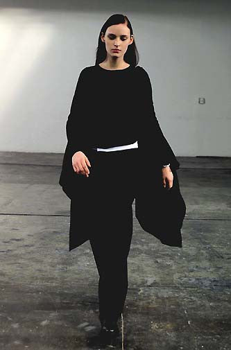 1998 Merino Wool Cape with Bondage Straps