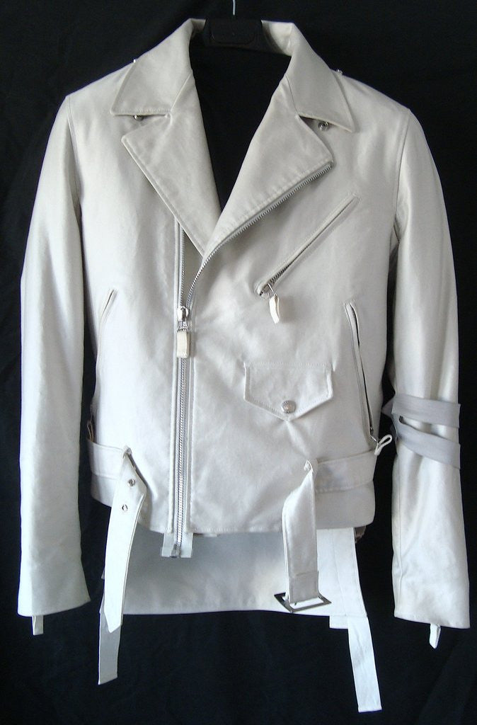 2004 Bondage Biker Jacket with D-rings and Zipped Kilt