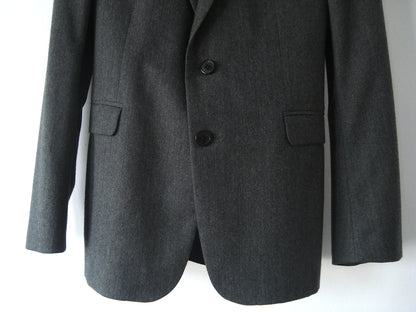 2012 Virgin Wool Kean Blazer Jacket in Anthracite